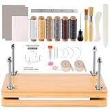 Wankon Buchbindesets 21-teiliges Buchbindetuch-Set, Das Buchreparaturtuch, (90 x100 cm) Buchbinderleinen, Buchbindebedarf mit Buchreparaturtuch, Falzbeine zum Reparieren Alter Bücher (29 Stück)