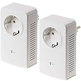 Deutsche Telekom Speedport Powerline 101 Duo - Bridge - GigE, HomePlug AV (HPAV) - an Wandsteckdose anschließbar (Packung von 2)