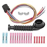 Anlseiod Kabelbaum für Zafira B 2005-2014 Kabelbaum Reparatursatz tür hinten mit Silikonleitungen links oder rechts 13158679 1284222 1284223 13158680 93189351