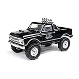 Axial 1/24 SCX24 1967 Chevrolet C10 4X4 RTR Brushed Rock Crawler (Battery & Charger Included), Black