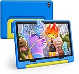 Freeski Kinder Tablet 10.1 Zoll, Android 14 Tablet für Kinder mit Kindersicherung APP, 8GB+64GB+1TB Erweiterbar, 5MP+8MP, 5000mAh, Wi-Fi 6, Bluetooth5.0, Type-C(Blau)