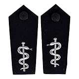 RescPol Schulterklappen Äskulap silber