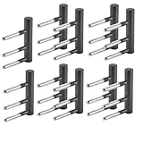 SOTOOLS 2-teiliges Türband 5 Paar (10 Stück) Türscharnier schwarz matt langlebige Pulverbeschichtung im praktischen 5er-Set. Mit Nylon-Gleitlager für leisen und komfortablen Türlauf – für Zimmertüren