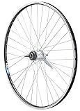 Vuelta Fahrradfelge Hinterrad 28 Zoll inkl. Nexus SG3C41A2078, 3 Gang Rüktritt-/Felgenbremse - Made in Germany 28 Zoll Hinterrad Silber, 622x19C Hohlkammer-Felgen Fahrrad Rad