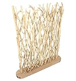 FRANK FLECHTWAREN Dekoelement Treibholz 75 x 14 x 90 cm Treibholz Skulptur naturbelassen Handarbeit stabile Standfläche Wohnaccessoire