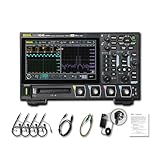 RIGOL Oszilloskop,DHO924S Tragbares digitales Oszilloskop,250MHz Bandbreite,4A+16D Kanäle,12bit vertikale Auflösung,unterstützt die Bode-Plot-Analyse,integrierter 25MHz Signalgenerator