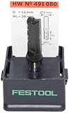 Festool Wendeplatten-Nutfräser HW Schaft 8 mm HW S8 D12/30 WP Z1