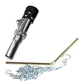 AQUA HEATING Feuerungsregler für Heizsysteme feste Brennstoffe Kohle Koks Brikett Holz mit Temperaturregelung 3/4 Zoll