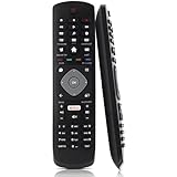 Leyf Ersatz Fernbedienung für Philips TV, Philips Universal LCD LED 3D HD Smart TV mit Netflix, Keine Einrichtung erforderlich
