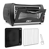 ZMC Mini Tandoor 2100W 22L - Minibackofen für Lahmacun, Pizza, Naan und Brot. Inklusive Backblech und Grillrost. Kompakt, leistungsstark, schnelles Aufheizen, ideal für authentische Gerichte.