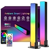 SNADER LED Lightbar, LED TV Hintergrundbeleuchtung, Gaming Lampe funktioniert RGB Ambient Smart LED Lampe Sync mit Musik und APP Control Steuerung für Gaming, Deko, PC, TV, Raumdekoration