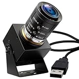 ELP 120fps USB Kamera 4K High Speed ​​Webcam Golfschwungkamera 12MP mit 3-Fach manuellem optischem Zoomobjektiv Lightburn Kamera Plug and Play für Raspberry Pi Windows Linux Mac OS