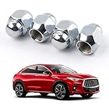 OEMASSIVE Radmuttern für Nissan Modelle, 21 mm, M12 x 1,25 für Nissan Alufelgen, Radmuttern für Nissan Teana X-Trail Loulan March Sylphy Sunny Livina/Sylphy Tiida Q60/G Q70/M Serie, 4 Stück