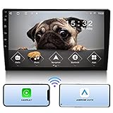 Eonon 10,1-Zoll Android 10 Autoradio 2 DIN Radio kabellos CarPlay Android Auto 8-Core 3+32GB Universal Radio mit IPS-Blidschrim GPS-Navi BT 5.0 WiFi DSP Online-Video unterstützt DAB+ (Q03Pro)