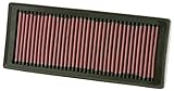 K&N 33-2945 Motorluftfilter: Hochleistung, Prämie, Abwaschbar, Ersatzfilter,Erhöhte Leistung, 2007-2017 (A5 Quattro, Q5, A4, A5)