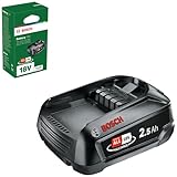 Bosch Ersatz-Akku PBA 18V 2.5Ah W-B (Hohe Kapazität für längere Laufzeit; Kompatibel mit Allen 18V Power for All-Geräten)