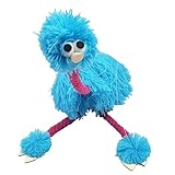 Hsthe Seestraußenmarionette, Fadenpuppe, Marionettenpuppe, Kuscheltiere für Erwachsene, Plüschstraußenpuppe, Straußpuppe, Marionetten, Tierdesign, Marionetten-Clown-Werkzeug