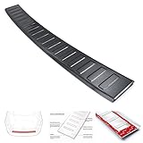 tuning-art L383 Edelstahl Ladekantenschutz für VW Passat B8 Kombi 2019-5 Jahre Garantie, Farbe:Anthrazit