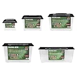 Terra Exotica Fauna Box in 5 Größen erhältlich (Mini 18 x 11 x 14 cm) Transportbox/Quarantäneterrarium für z.B. Reptilien, Amphibien, Kaninchen, Mäuse, Vögel - Terrarium