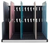 EXACOMPTA - Art.-Nr. 390606D – Vertikale Ordnungsmappe Modulotop mit 5 Skandi-Registern – zum Sortieren von Post oder A4+ Dokumenten – Maße: Tiefe 30 x Breite 28,8 x Höhe 25,5 cm – sortiert