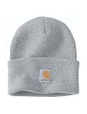 Carhartt Workwear Beanie Mütze Watch Hat, Arbeitsmütze, Hellgrau, mittel