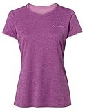 VAUDE Essential T-Shirt für Damen in Magenta, Größe 40 – Schnelltrocknendes & pflegeleichtes Sport Shirt, Atmungsaktives Outdoor T-Shirt mit Rundhals, Ideal für Fahrradreisen, Wandern & Trekking