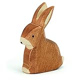 Ostheimer 15001 Hase sitzend aus Holz Höhe 6,5cm