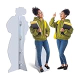 Personalisierte Life Size Cardboard Cutout | Custom High Resolution Stand Up | Upload Ihr eigenes Foto - Perfekt für Hochzeit, Graduierung, Geburtstag, 1-8 ft