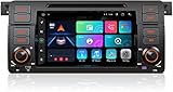SWTNVIN Android 10 Auto Radio Stereo GPS Navigation passt für BMW E46 M3 Rover 75 MG ZT DVD Player Audio 7 Zoll HD Touchscreen Kopfeinheit mit Bluetooth WiFi DSP FM Lenkradsteuerung Camera 2GB+32GB