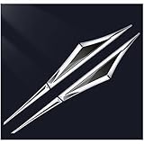 WUCHENGHH 2 Stück Auto Abzeichen Aufkleber für VW Golf III Cabrio/Cabriolet (1E7) 1993-1998, Seitenflügel Emblem-Abzeichen Autoaufkleber Kratzfest Karosserie Dekoration Zubehör,B/Silver~Black