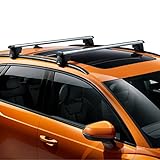 Audi 83A071151 Grundträger Tragstäbe T-Nut Dachträger Dachgepäckträger Relingträger, nur für Fahrzeuge mit Dachreling, Nicht für Sportback