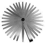 Spurtar 32 Klingen Fühlerlehre Edelstahl Metrisch/Imperial Werkzeug zur Messung für Messung Gap Breite/Dicke/metrisch Größen