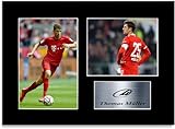 Thomas Müller Bayern Player A4 Autogramm Autogramm Passepartout Poster Geschenk