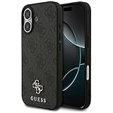 CG MOBILE Guess 4G Kleines klassisches Logo kompatibel mit MagSafe Hülle für iPhone 17 (Schwarz)