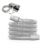 Bohrma CPAP-Schlauch 180cm Universeller Beatmungsgeräteschlauch Atemgerät Schlauch Kunststoff Beatmungsgerät Zubehör, 20mm Schlauchanschluss Beatmungsgeräte Standardkunststoffschlauch