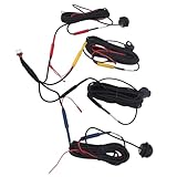 Generic Auto-360°-Panoramakamera, Auto-Rundum-Panoramakamera Vorne Hinten Links Rechts für Car Center Control Screen (2053 Chip + 6048 Objektiv)