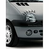 Sticker Design Shop Twingo Wimpern Autoaufkleber Stiker Tuning Auto Aufkleber Beetle Mini Lupo Clio