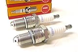 Zündkerzen Set BPR6ES 2 Stück – passend für Moto Guzzi Bellagio/Norge/V11, Kawasaki Z 1300/ZG 1200, Yamaha XV 535 Virago