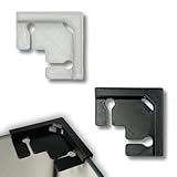 Generisch Eck-Halterung für Aquarium Abdeckscheiben 4 Stück 2-19mm Schlauch/Kabelhalterung Kantenschutz (Hell-Transparent, 4mm Glasstärke)