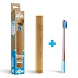 DENTAL DELIGHT Bamboo Reise-Etui | Bambus Zahnbürstenhülle mit klimaneutraler Zahnbürste gratis