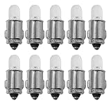 ShuoHui BA7S 12V GLÜHBIRNE MOTORRAD MOPED MOFA MOKICK INNENBELEUCHTUNG TRANSVAL GLÜHLAMPE 12 Volt (10)