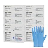 Bevi Power alkalisch Pulver in 10 Beutel Reinigungmittel für Getränke Leitungen Bier Zapfanlagen Schankanlagen mit 1 Paar Einweghandschuhen