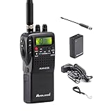 Midland Alan 42 DS CB-Handfunkgerät mit Multiband AM/FM, tragbares CB-Funkgerät mit Zubehör & digitaler Rauschsperre, für alle EU-Länder, schwarz
