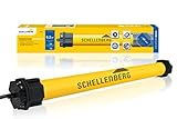Schellenberg 20615 Rolladenmotor MAXI Standard 15 Nm, mechanische Endlageneinstellung, Rohrmotor für 60 mm Welle, bis 6,2 m² Rollladenfläche, Set inkl. Wandlager