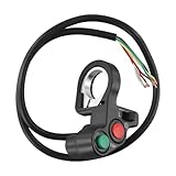 CGEAMDY Lenker Schalter Multifunktions, Motorrad Horn Blinker Ein/Aus, Blinker Druckschalter, Scooter Horn Blinker Ein/Aus-Schalter Lichtschalter, für Meisten Auto