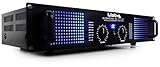WJG Industrievertretung 2400 Watt PA Verstärker Endstufe Party DJ Event 19' Blaue Beleuchtung Nightline 2.1-900bl