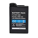 PowerTrust 3600mAh PSP-110 PSP-1000 Akku für Sony PSP-1007, PSP-1008,PSP-1004 PSP-1003 PSP-1001, PSP-1002 Handheld Spielkonsole