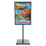 JUUTALK Infoständer A1, Plakatständer, Kundenstopper, Präsentationsständer, Werbeständer, Aufsteller, für Hochzeiten, Messen