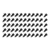 55 Stück Auto Befestigung Clips, Befestigung Innenverkleidung Clip Halterung für VW Transporter T4 T5, Schwarz