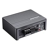 ETON PA 1 – ultra kompakter 1 Kanal Verstärker, leistungsstarke digitale Micro Subwoofer Endstufe für Autos und Reisemobile, Class D Monoblock mit 1 x 200 Watt